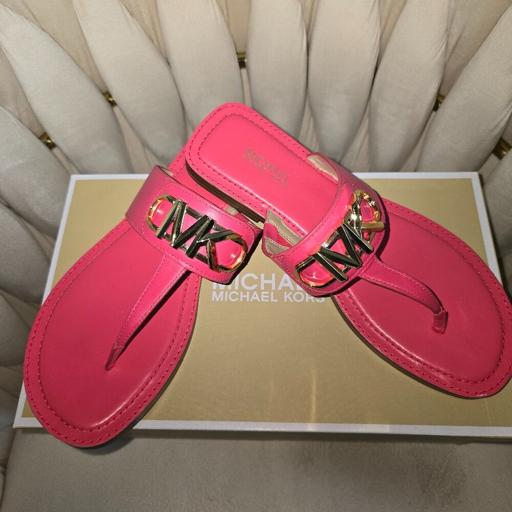 6.5 Michael Kors Sandals - Geranium Pink
